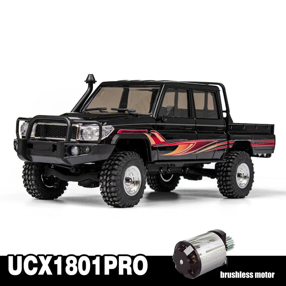 1/18 UCX1801 PRO RC Car LC79 2.4G 4WD Off-Road Pickup Brushless Simulation Truck Electric Remote Control Cars Model Toy Gift