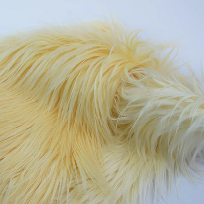 25x45cm 8cm Pile  Faux Fur Fabric for Sewing Make Cotton Doll Hair Diy Handmade Home Decoration Cosplay Fabric for Needlework