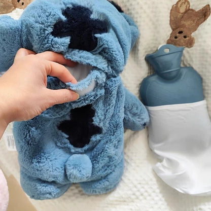 Disney Plush Hand Warm Bottle Stitch Cartoon Water Filled Hand Warmer Cute Lotso Hot Water Bottles Christmas Gift for Girlfrien