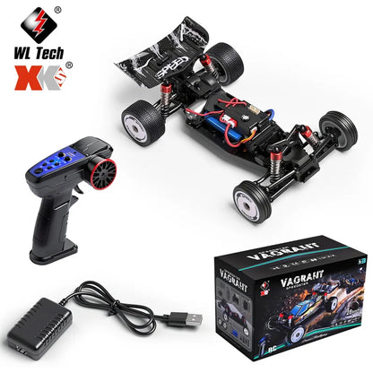New Wl Tech 244016 Rc Model of Remote Control High-Speed 1: 24 Electric Two-Wheel Drive Electric Competitive High-Speed Toy Gift
