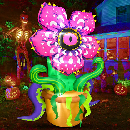 240cm 270cm Halloween Home Outdoor Decoration Arch Door Scary Ghost Pumpkin Witch Blow Up Halloween Party Decor Prop