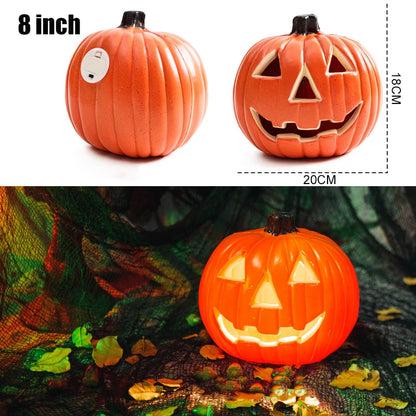 Halloween Decoration Scream Pumpkin Led Festival Accessories Decorations Bright Materials Ring Light Fairy Lights Night Outdoor