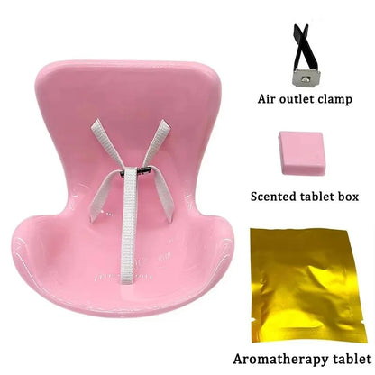 Cartoon Labubu Doll Seat Kawaii Ob11 Car Air-Conditioning Accessory Aromatherapy Decoration Toys Girls Gifts