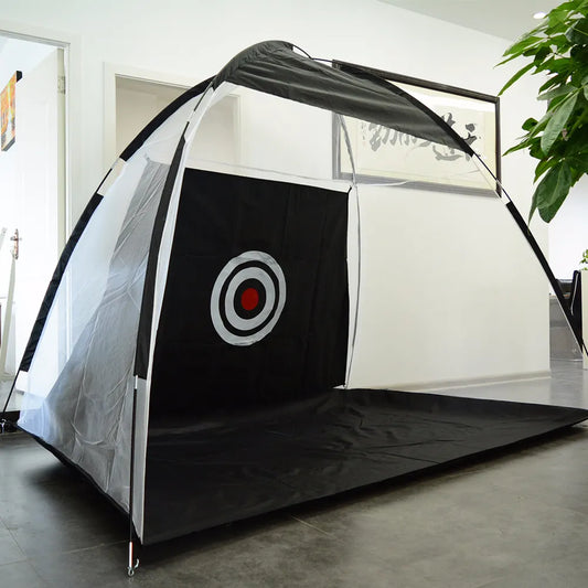 Foldable Golf Practice Net Indoor Outdoor Tent Garden Grassland Golf Hitting Cage Training Aid Trainer Golf Sports Equipment