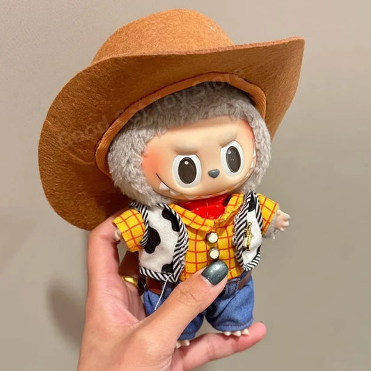 For 15/17cm Labubu Clothes Standing Sitting Party Diy Baby Clothes Dolls Cute Pendants Decorative Accessories Gift Customized