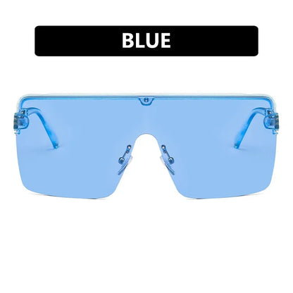Hot Fashion Brand Designer Sunglasses Women Summer Rimless Square Shades Sun Glasses Eyewear Sunshines Luxury Sunglasses Woman