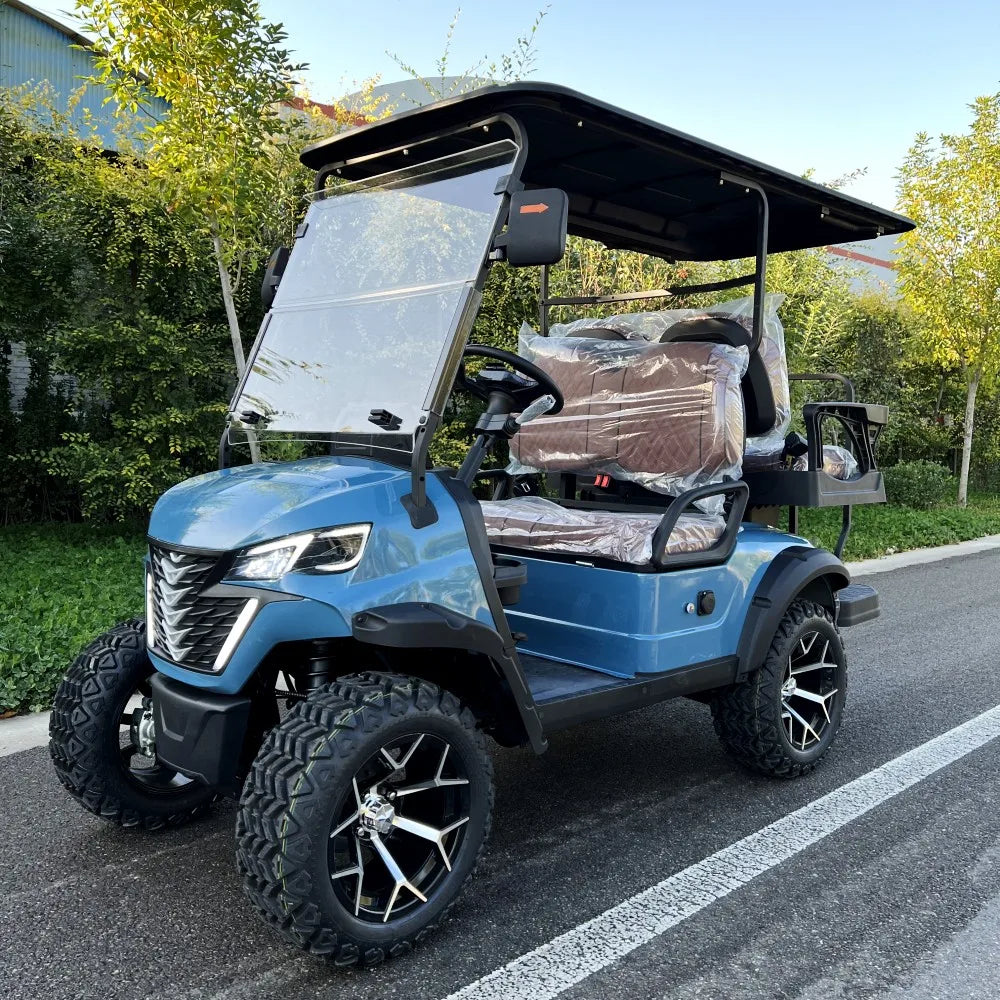 Made in China Low Price 2 4 Seater 48/60v/72v Battery Off-Road Hunting Cart Street Legal City EV Luxury Electric Club Golf Cart