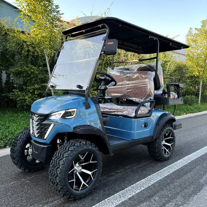 Made in China Low Price 2 4 Seater 48/60v/72v Battery Off-Road Hunting Cart Street Legal City EV Luxury Electric Club Golf Cart