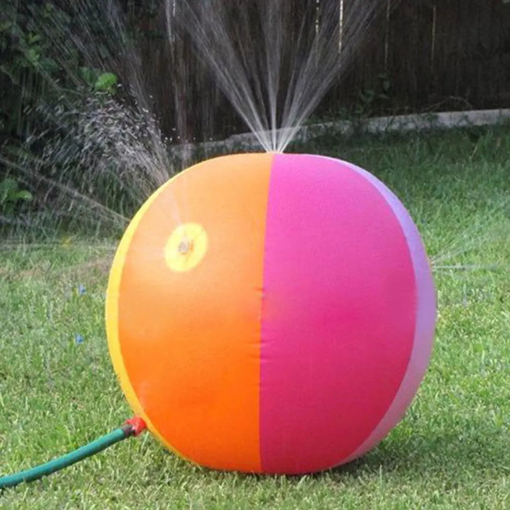 75CM Inflatable Water Spray Ball for Children's Outdoor Summer Fun and Novelty Outdoor Spray Head Splashing Lawn Garden Toy