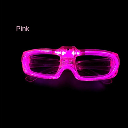 Sense of Future Science Technology LED Luminous Glasses Ins Popular Punk Goggles Party Christmas Colorful Light Shades Decor