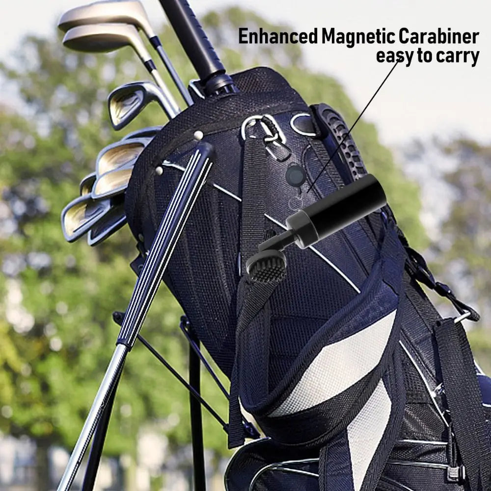 Leakproof Golf Club Groove Water Brush Nozzle Design Lightweight Golf Reservoir Tube Carabiner Portable Golf Squeeze Bottle