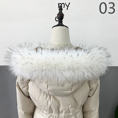 Women Faux Fur Collar Scarf Winter Warm Thick Imitation Fur Shawl Collar Plush Fluffy Neck Warmer Scarves Coat Accessories