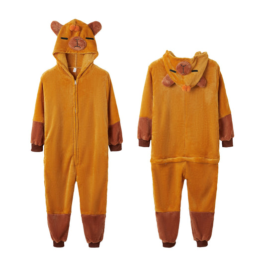 Halloween Kigurumi Capybara Onesies Pajamas Cartoon Costume Carnival Cosplay Pyjamas Party Dress Pijamas