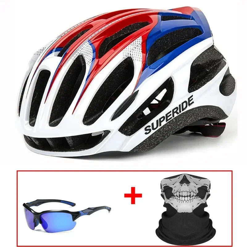 Road Bike Helmet Ultralight Bicycle Helmets Men Women Mountain Bike Riding Cycling Integrally-Molded Helmet