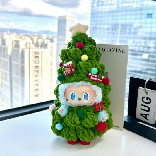 For Labubu Clothing Christmas Set Baby Clothes DIY Christmas Tree for Labubu Outfit