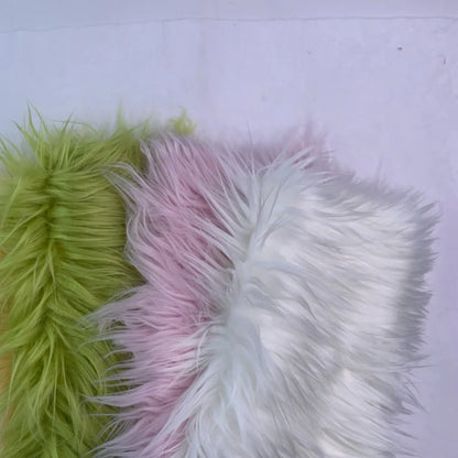 Faux Fur Fabric 46 Colors 160x50cm 8cm Soft Long Plush Handmade Doll/Clothing Shaggy Fabric
