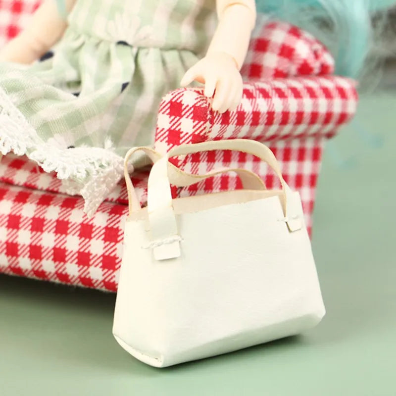 1PCS New Fashion Mini Handbag Shoulder Bag for Doll Decor Accessories Kids Toys