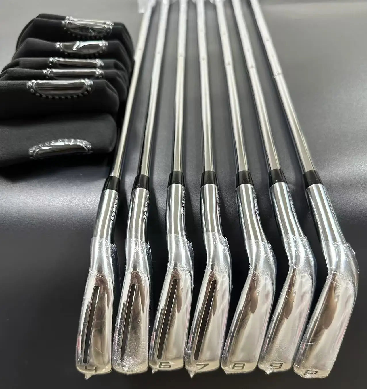 New Brand Golf Irons Silver Color Set P 790 456789p With Shaft and Grip P790 Golf Club Iron Set 8pcs Head Cover Free Shipping