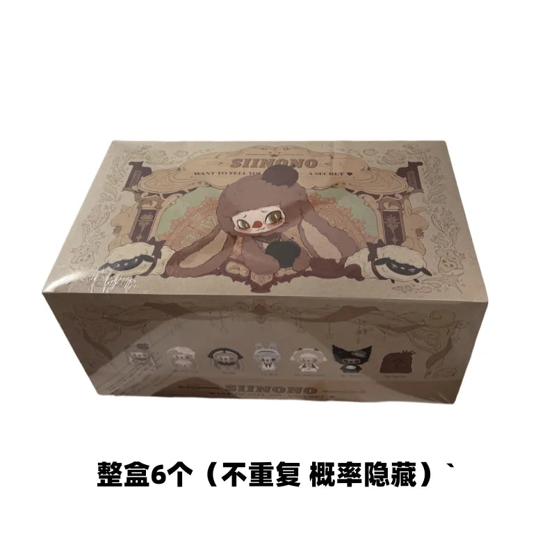 Hot Sinono Wants to Tell You a Secret Series Vinyl Blind Box Dark Romantic Cute Doll Xmas Halloween Surprise Gift Mystery Box