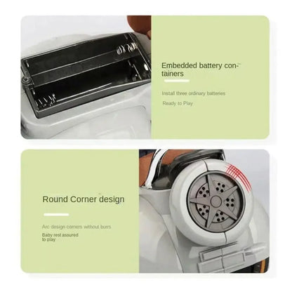 Doll Mini Electric Motorcycle Children's Toy for Labubu Toy Motor for Doll (No Doll)