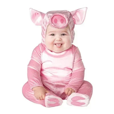 6m-24m Christmas Xmas Holiday Halloween Costume Infant Baby Girls Lion Dinosaur Rompers Elk Toddlers Clothes