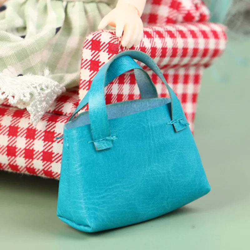 1PCS New Fashion Mini Handbag Shoulder Bag for Doll Decor Accessories Kids Toys