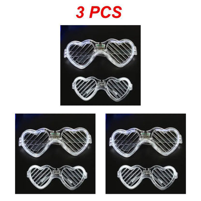 Sense of Future Science Technology LED Luminous Glasses Ins Popular Punk Goggles Party Christmas Colorful Light Shades Decor