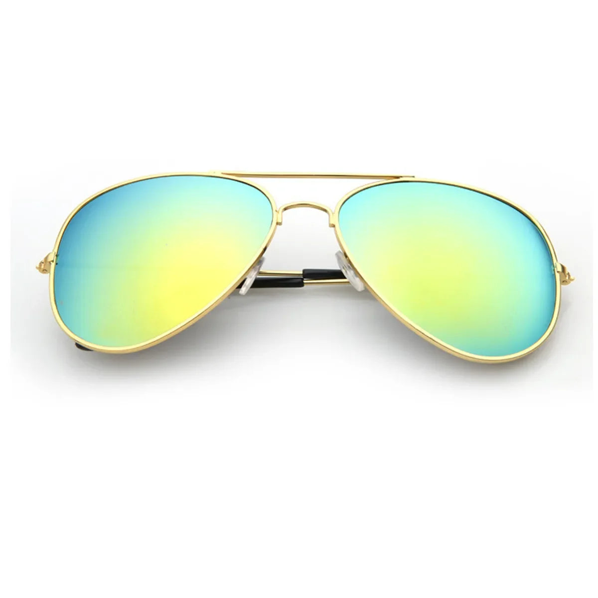 FOENIXSONG Fashion Pilot Sunglasses for Women Men  Classic Eyewear Gradient Mirrored Blue Silver Gray Sun Glasses Sunglass