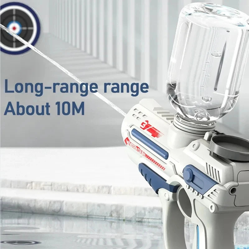 Summer Electric Automatic Water Gun Large-Capacity Swimming Pool  Water Beach Outdoor Toys for Boys Girls Children Gifts