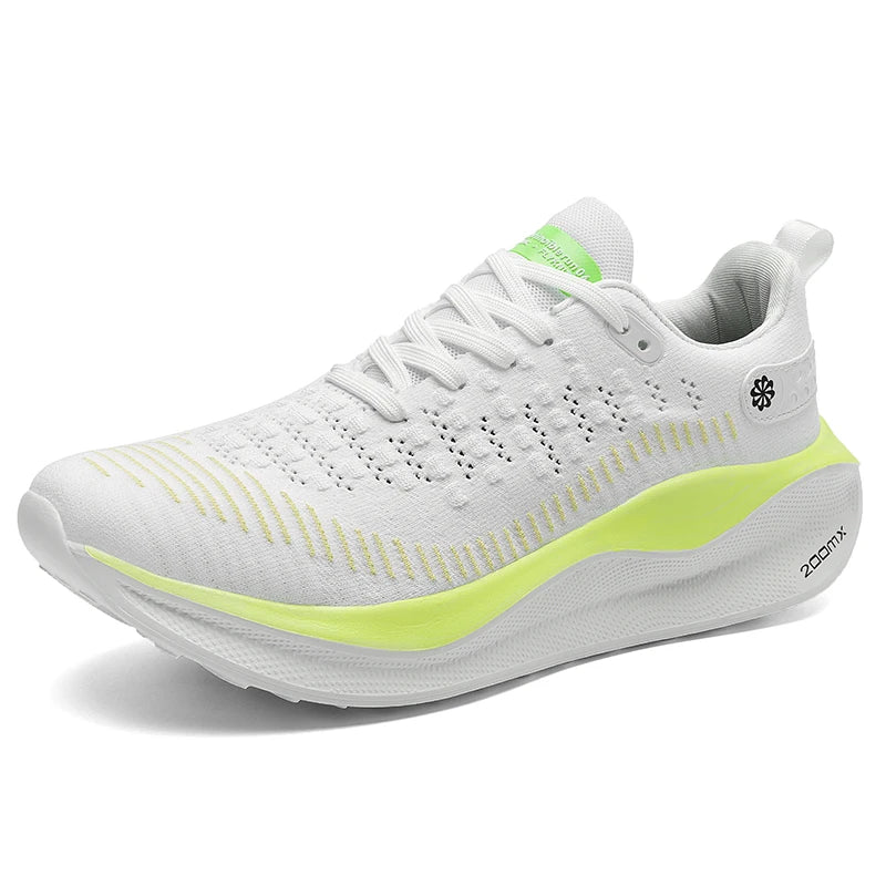 Sneakers Men Mesh Lightwieght Flat Fashion Lace-Up Training Jogging Gym Shoes Trendy Running Shoes for Man