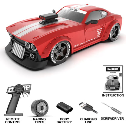 KAMTOM KM3299 4WD 1:32 Mini High-Speed Drift Electric Remote Control Car 2.4G Rc Toys for Boys Kids Gifts