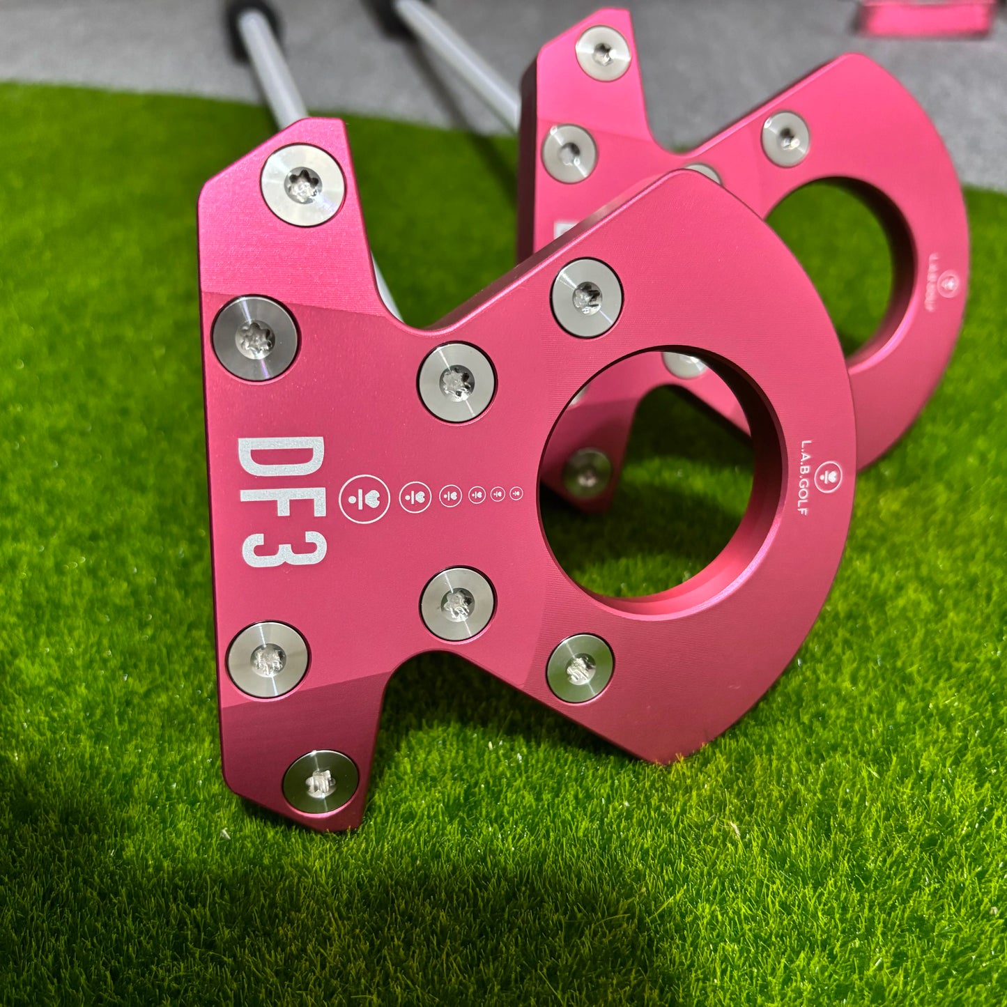 LAB Golf DF3 Putter Balanced Putter Black/Blue/Green/Red/Pink Color Black Steel 33 34 35 Inch LAB Golf Club With Head Cover