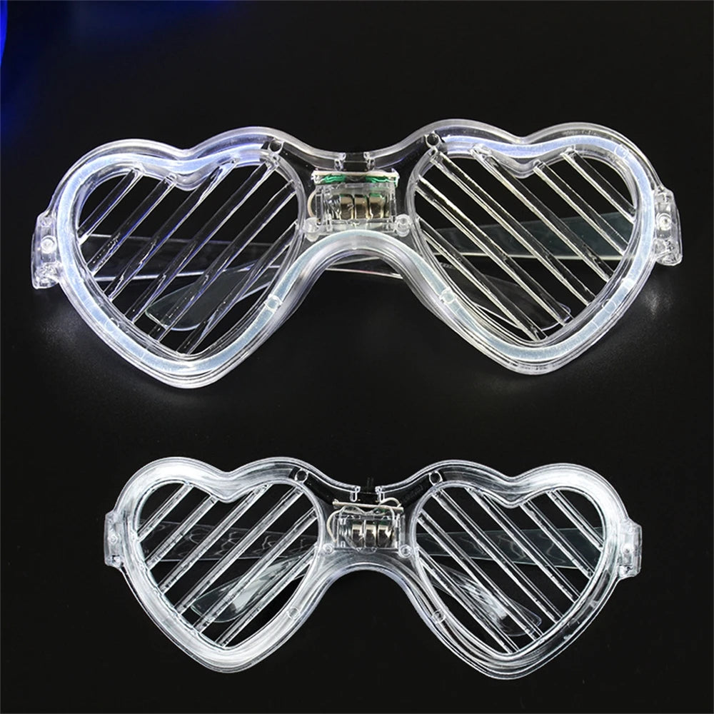 Sense of Future Science Technology LED Luminous Glasses Ins Popular Punk Goggles Party Christmas Colorful Light Shades Decor