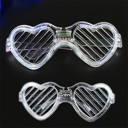 Sense of Future Science Technology LED Luminous Glasses Ins Popular Punk Goggles Party Christmas Colorful Light Shades Decor