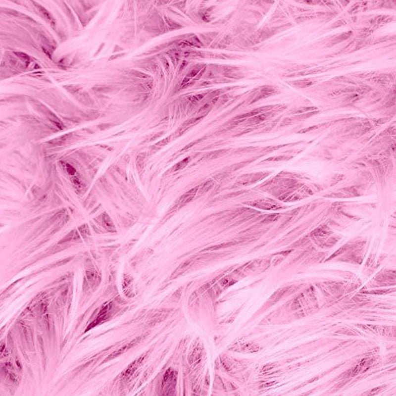 25*25Cm Faux Fur Fabric Square Artificial Fur Long Pile Plush Fabric for DIY Chair Cushion Crafts Dolls Beard Hair Decoration