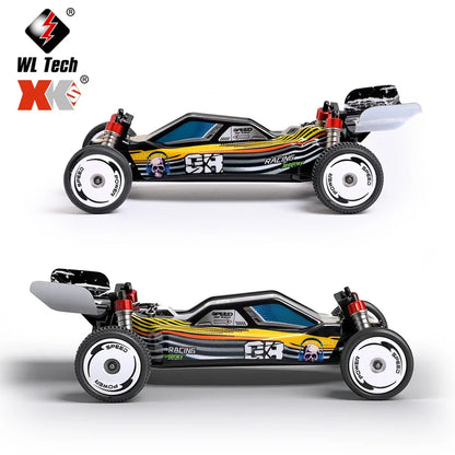 New Wl Tech 244016 Rc Model of Remote Control High-Speed 1: 24 Electric Two-Wheel Drive Electric Competitive High-Speed Toy Gift