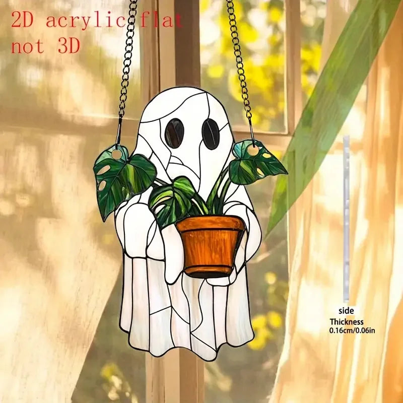 1pcs Thrilling Gothic Window Decoration - Suitable for Halloween Decoration and Haunted House Aesthetics, Wall Decoration
