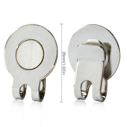 10 Pcs Golf Hat Clip Magnetic Metal Golf Cap Clips Golf Accessories for Golf Ball Mark Marker Drop Ship