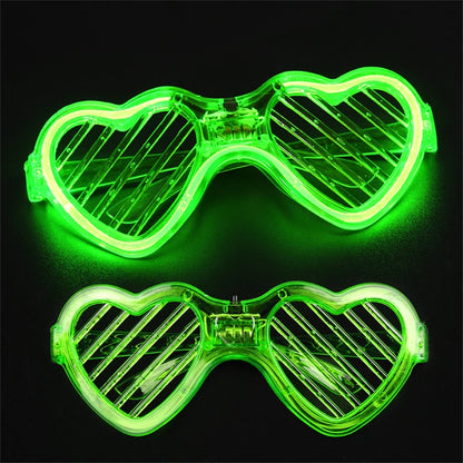 Sense of Future Science Technology LED Luminous Glasses Ins Popular Punk Goggles Party Christmas Colorful Light Shades Decor