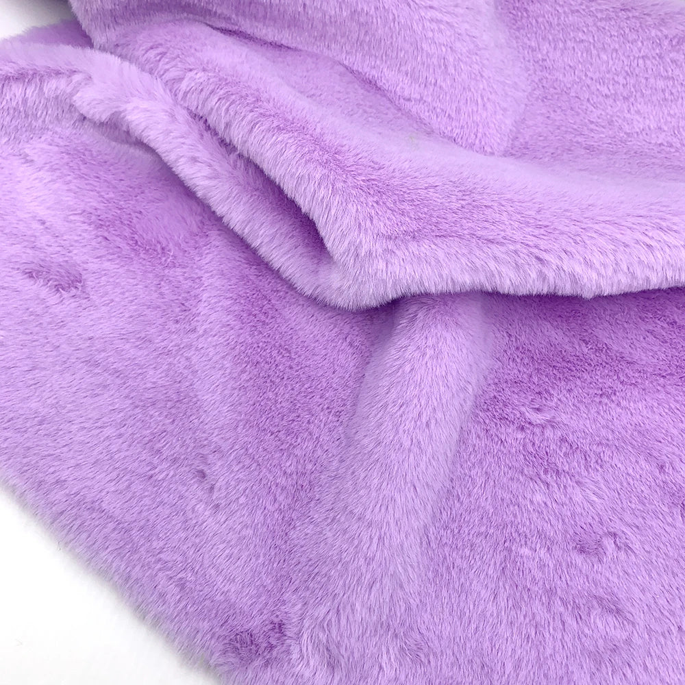 Sewbato 10mm 100% Polyester Faux Fur Fabric 50x50cm Environmentally Friendly Soft Minky Fabric Plush Toy/Clothing Plush Fabric