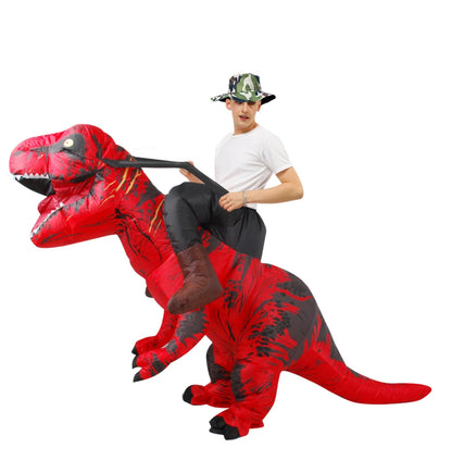 Adult Kids T-Rex Dinosaur Inflatable Costumes Purim Halloween Christmas Mascot Anime Party Cosplay Costume Dress Fancy Suits