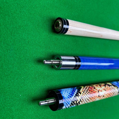 Billiard Pool Cue Stick Break Jump Cue Economic 13.8mm Large Tip 55' Wooden Billiard Cue for Practice Cue Beginners Men Women