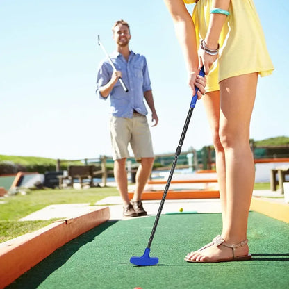 Golf Retractable Putter Adjustable Children Adult Double Sided Clubs Golf Practice Supplies