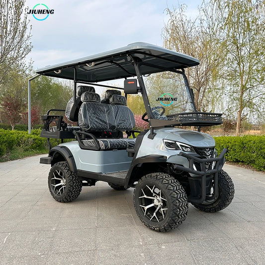 Chinese Factory Quality 2+2 Seater 48v Off Road Electric Low Price Ce Club Car Golf Cart