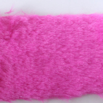 7MM Plush Fabric Fabric Pure Color Solf Atrtificial Rabbit Fur Doll Clothing Pillow DIY Decoration Material