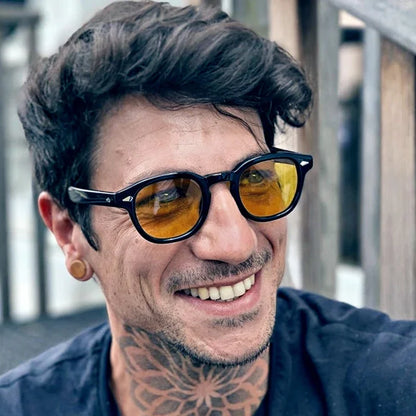 Retro Polarized Sunglasses Men Vintage Classsics Acetate Outdoor Driving Eyewear Woman SUN Glasses