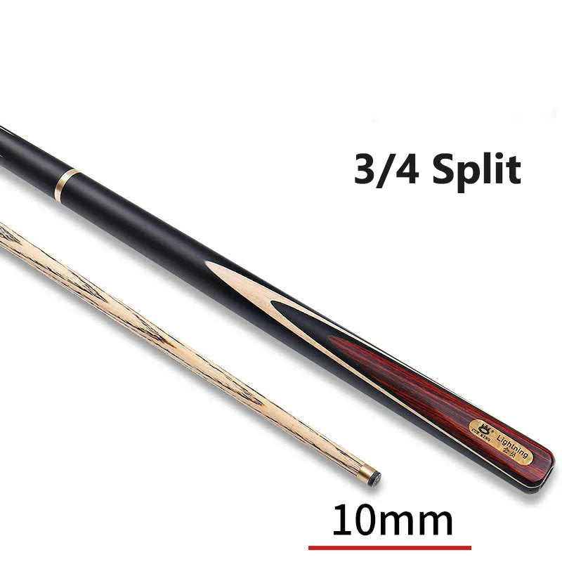 New Arrival OMIN Snooker Cue Stick Cobras 9.5mm/10mm/11.5mm Tip Size Ash Shaft Ebony Wood Handle With Snooker Cue Case Set