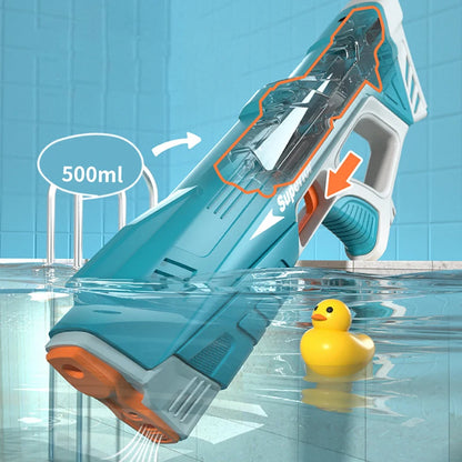 Automatic Electric Water Gun Toy Summer Induction Water Absorbing High Pressure Water Gun Beach Outdoor Water Rifle Fight Toys