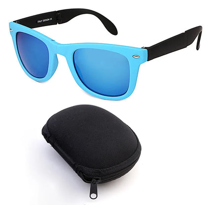 New Foldable Square Sunglasses Fashion Men's Driving Sun Glasses Women's Outdoor Sports and Cycling Goggles UV400 Eyewear
