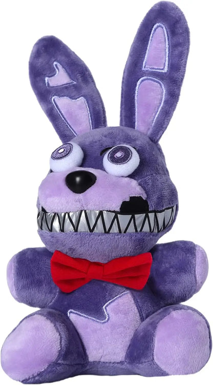 Purple Rabbit Plush 9.8Inch FN Bonnie for Boy Girl Christmas Halloween Valentine's Day Birthday Gift Game and Anime Fan Gifts